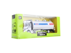 Modelo De Caminhão Regador Tanque 1:48 Com Função De Retorno Para Crianças Azul