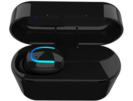 Auriculares Bluetooth True Wireless GETEK Q26 (In Ear - Micrófono - Negro)
