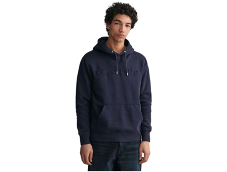 Sudadera de Hombre GANT Capucha Azul (S)
