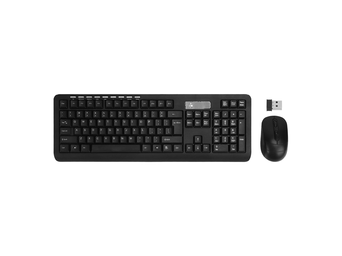 Combo Teclado E Mouse Sem Fio 2.4g De Baixo Ruído Para Escritório E Casa Mini Gmk-329