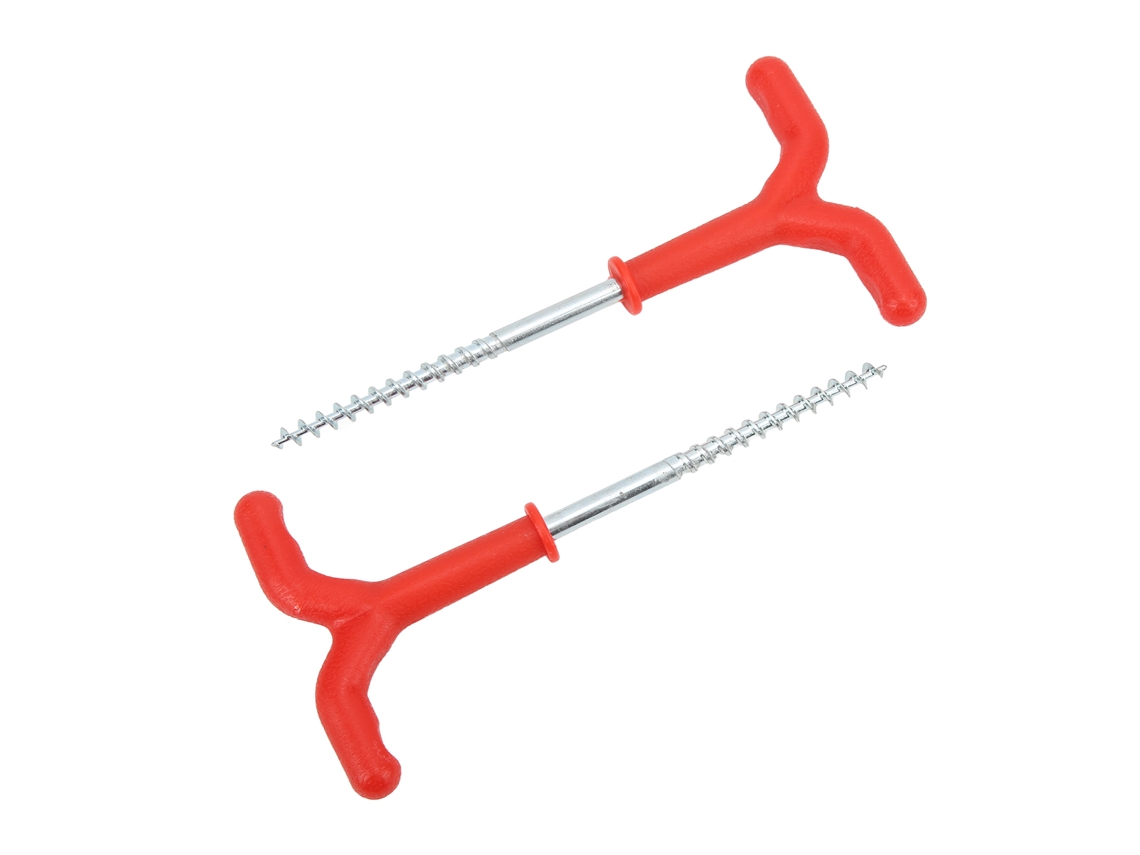 Danu26-soporte De Caña De Pesca Hielo Y Con Tornillo Anclaje Suelo, Estaca Para Camping Y Pesca Al Aire Libre