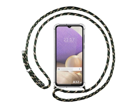 Carcasa Samsung Galaxy A32 5G TUMUNDOSMARTPHONE Colgante Verde