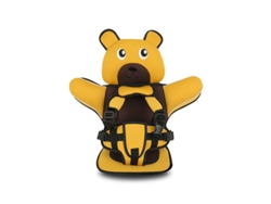 Asiento EIFSON para coche con forma de osito de peluche (amarillo)