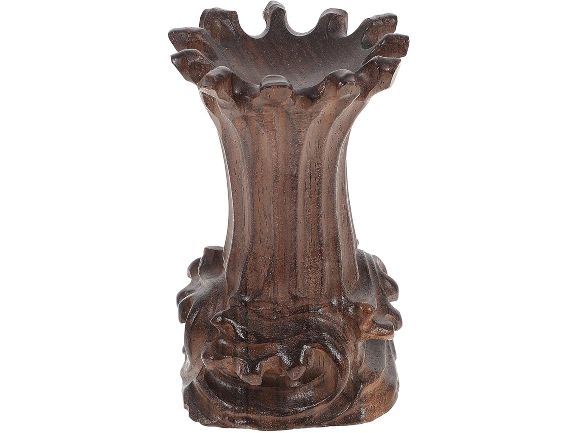 Soporte Madera Marrón Cristal Ornamental Natural Ecológica Diseño Sencillo Elegante Decoración Fotografía Bola