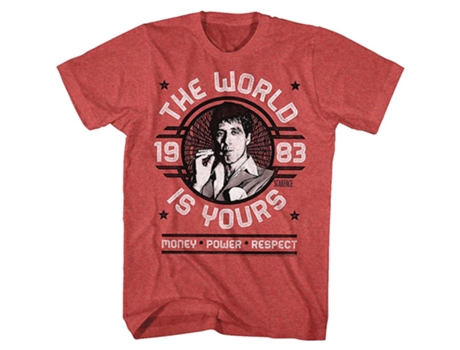 Camiseta ROCKINSTONE Scarface El mundo es tuyo (L)