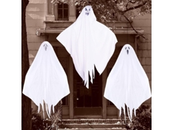 2026-3 Decoraciones De Halloween Al Aire Libre, Fantasmas Colgantes Para Fiesta De Halloween