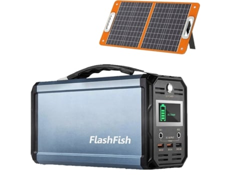 Generador solar de 300 W, FlashFish 60000 mAh, estación de energía