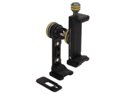 Soporte de trípode metálico para teléfono móvil con zapata fría, adaptador para smartphone, soporte de trípode para teléfono móvil