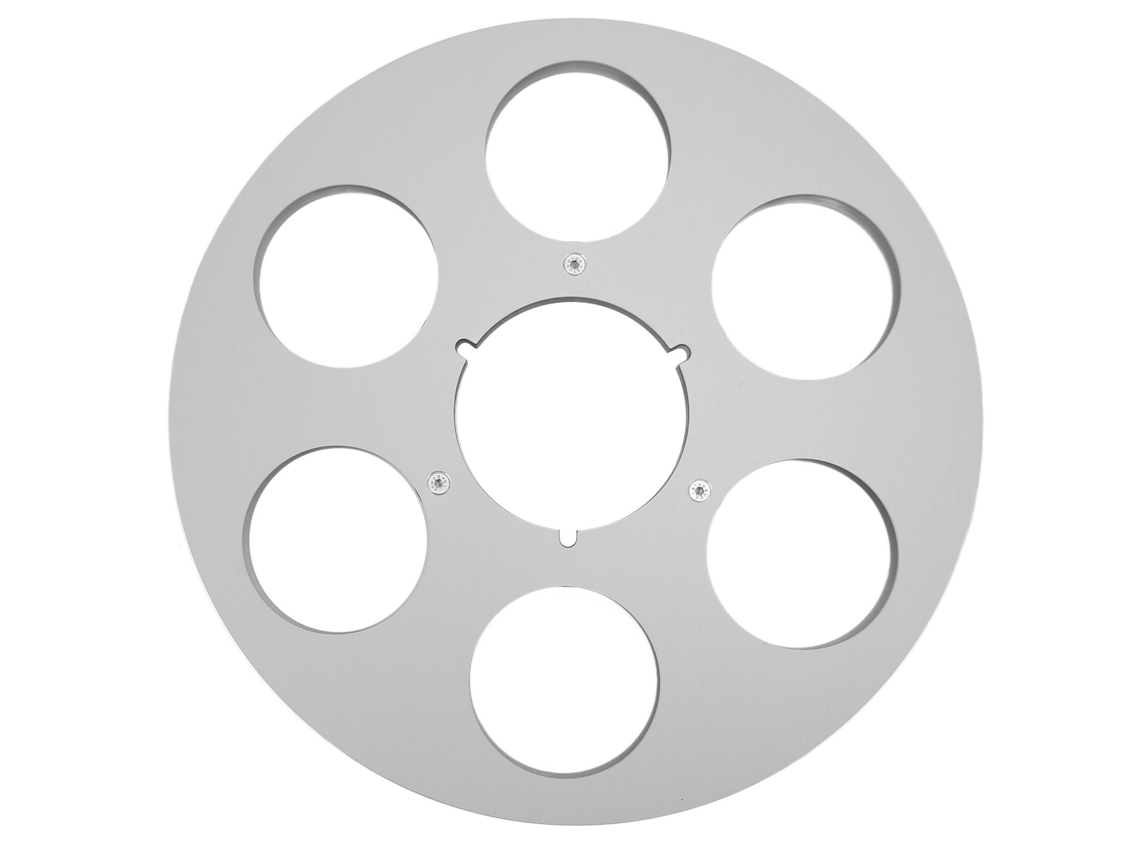 Rollo De Cinta De Aluminio Vacío De 10,5 Pulgadas (1/4 De Pulgada) Con 6 Orificios Para Grabadoras De Rollo A Carrete Maxell Studer Nagra Silver