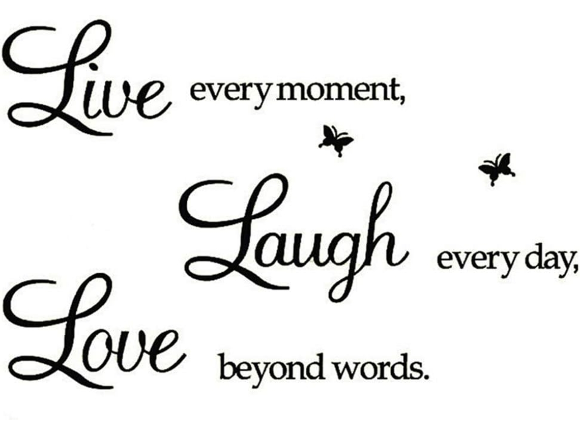 Amor más allá de las palabras, calcomanía de pared motivacional, citas inspiradoras para la familia, 99.8 pulgadas