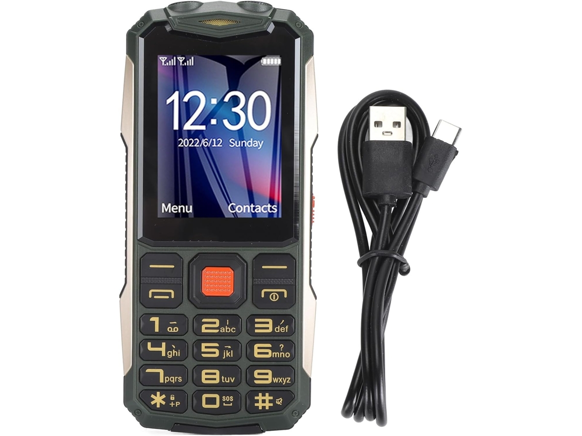 Teléfono Móvil 2g Ultradelgado Para Personas Mayores, 4800 Mah, Doble Sim