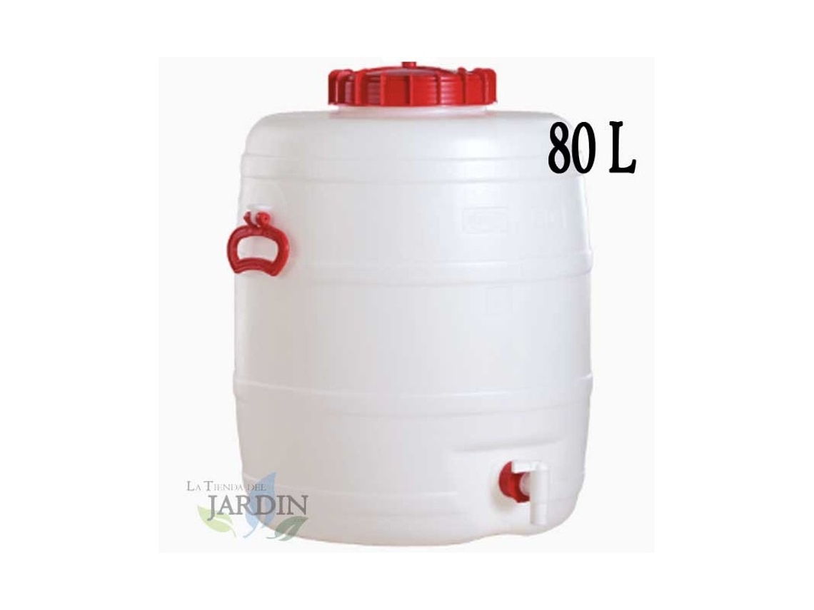 Barril de Polietileno Alimentario 80 Litros para Liquidos Y Bebidas GRAF