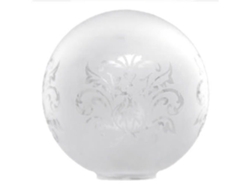 Tulipa de cristal bola mate de 12cm boca 5cm