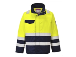 Chaqueta de alta visibilidad Modaflame para máxima protección / Azul marino y amarillo / M Portwest