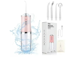 Irrigador bucal recargable Yizhood, color rosa