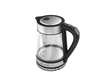 AENO EK1S tetera eléctrica 1,7 L 2200 W Negro, Plata, Transparente