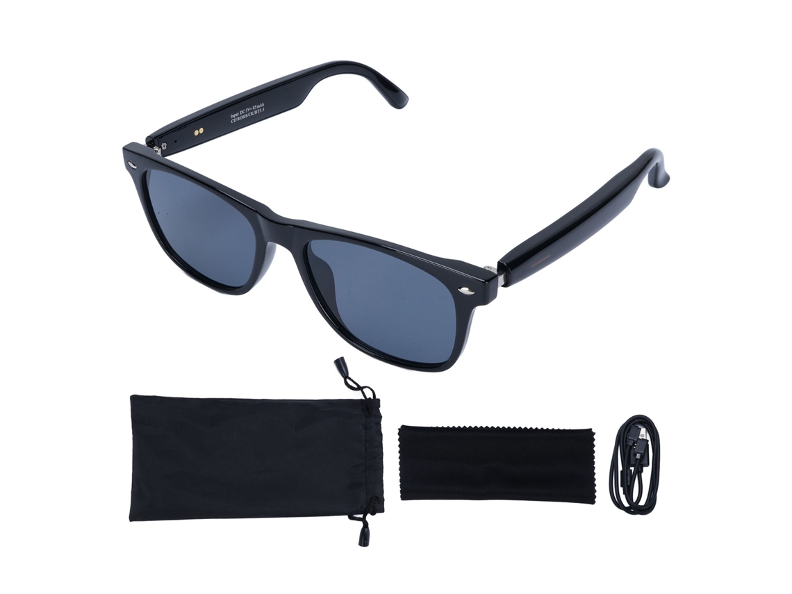 Gafas De Traducción Inteligentes Con Ia, Bluetooth Multilingüe, Vídeo En Tiempo Real Para Viajes De Negocios, Color Negro.