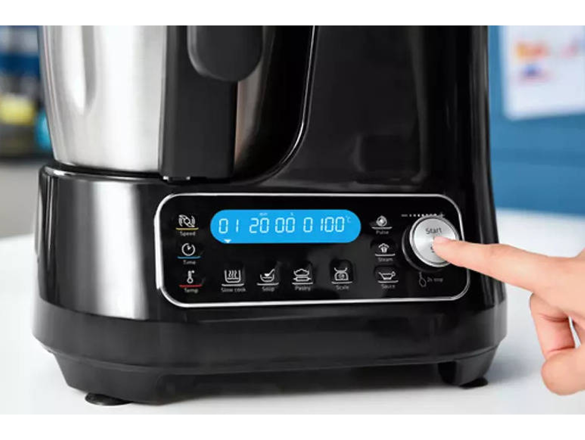 Robot de Cocina MOULINEX HF4SPR30 (3.6 L - 1400 W - 7 accesorios)