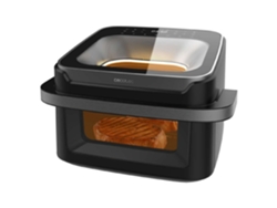 Cecotec Freidora De Aire Sin Aceite - Air Fryer 10l Cecofry Advance 10000 Full Vision. 2200w, Pared Divisoria, 12 Menús
