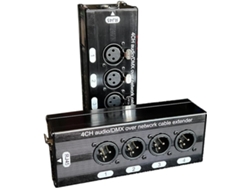 Par De Cables De Extensión De Red Ethernet Rj45, Audio Xlr, 4 Canales, 3 Pines, Dmx512 Macho