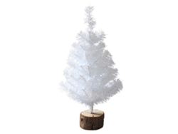 Árbol de Navidad portátil decorativo pequeño blanco