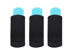 3 Pcs Tapa De Privacidad Para Cámara Plástica Negra T11 Anti-espiada Protección De Cámara Web Para Smartphone