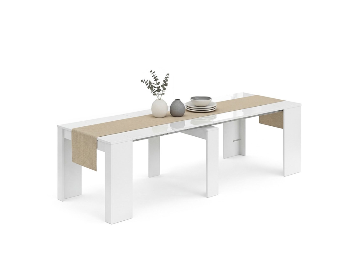 Mesa consola extensible 50-235x90 cm Denis Blanco 51 x 78 x 90 cm
