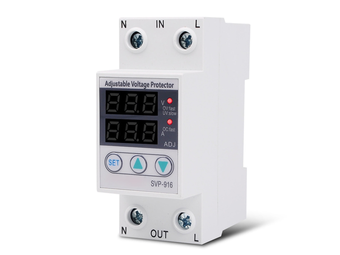 Protector De Voltaje Y Corriente Ajustable Multifuncional