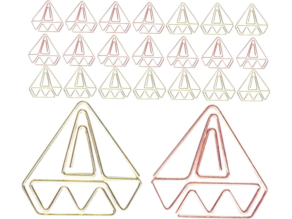 60 Clips Metálicos Pequeños De Colores Para Papel, Fotos