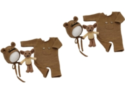 2 Conjuntos De Accesorios Para Fotos De Bebés: Disfraces De Animales Y Ropa Infantil.