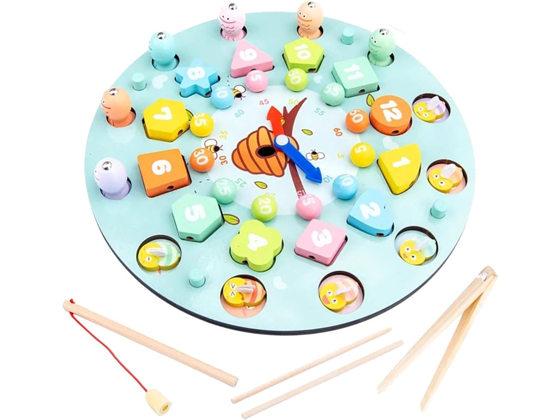 1 Juego Multifuncional Para Niños Y Niñas: Aprendizaje De Colores Y Formas Para La Escuela