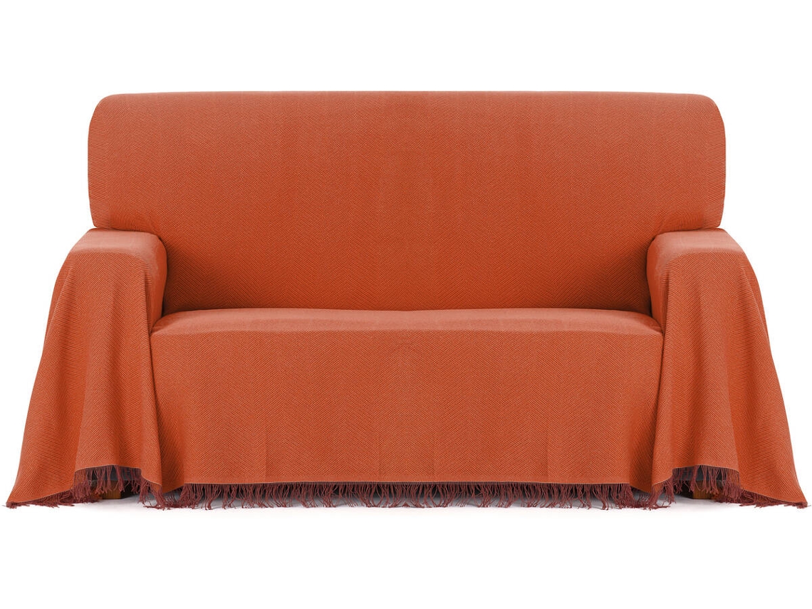 Plaid EYSA Espiga (230 x 260 cm - Algodón - Naranja)