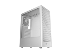 Caja Pc Atx Mars Gaming Mc-t800 Semitorre Mesh 4x Ventiladores Fdb Usb-c Cristal Templado Blanco