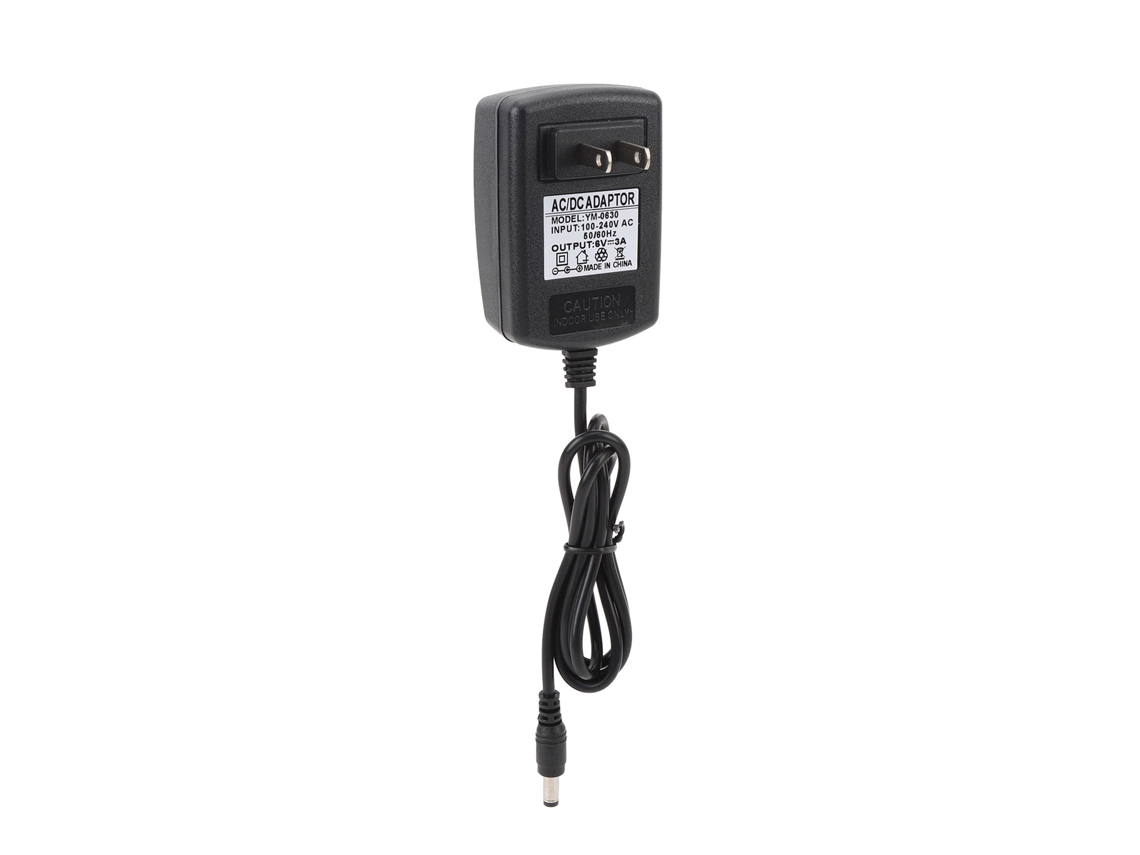 Adaptador de Energia Mali 5V 3A, com plugue de 5.5mm x 2.5mm, para telas LED e consoles