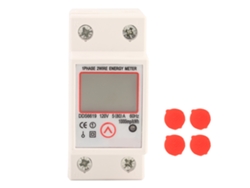 Medidor De Electricidad Digital Multifuncional Monofásico Con Indicador De Voltaje Y Corriente.