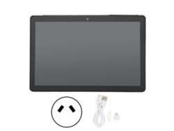 Tablet PC de 10.1 pulgadas, Octa Core, Android 9.0, 2 GB de RAM, 32 GB de ROM, color gris claro dorado
