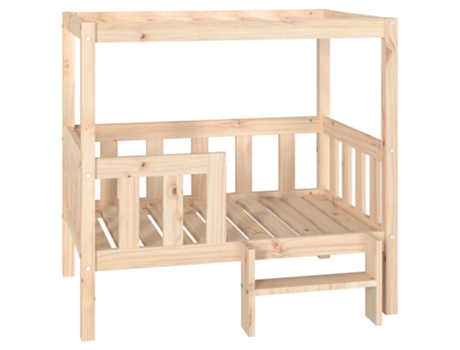 vidaXL Cama para perros madera maciza de pino 95,5x73,5x90 cm