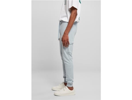 Pantalones de Chándal para Hombre de Running URBAN CLASSICS (S - Algodón - Azul)