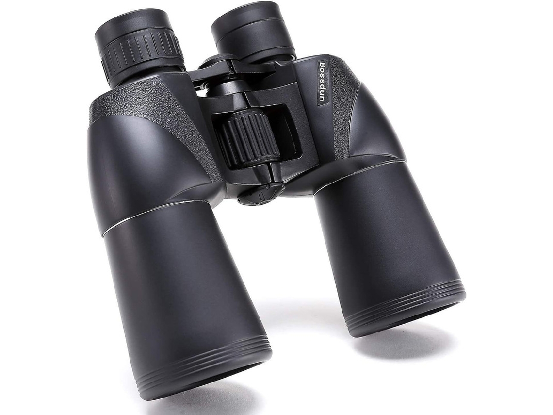 Binoculares 10x50 HD Bak4 Prism IP68 para observación de aves, caza, viajes, deportes al aire libre, color negro Yizhood