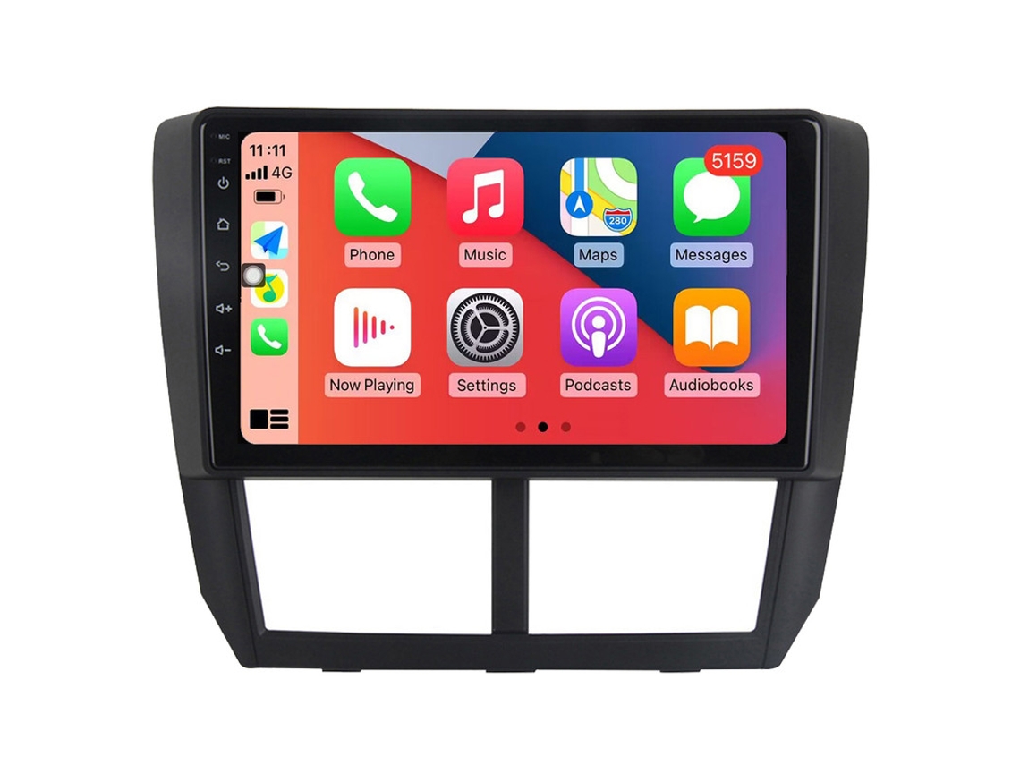 Coche Radio Android Auto Autoradio 8GB RAM 128G ROM CarPlay Navegación GPS Pantalla Táctil RoverOne para Subaru Forester 3 SH 2007 - 2013 Impreza GH GE 2011 