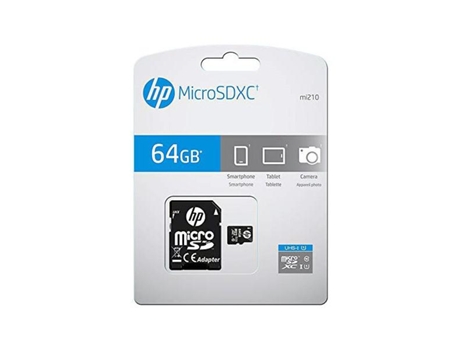 Tarjeta de memoria Micro SD con adaptador HP Ci10