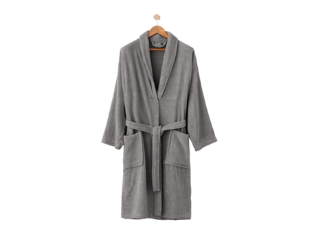Albornoz PADUANA Gris 450 g/m² 100 % algodón (S - Gris)