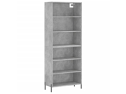 Mueble alto en derivados de madera gris cemento MAISON EXCLUSIVE (69,5x32,5x180 cm)