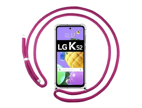 Carcasa LG K52 TUMUNDOSMARTPHONE Colgante Rosa