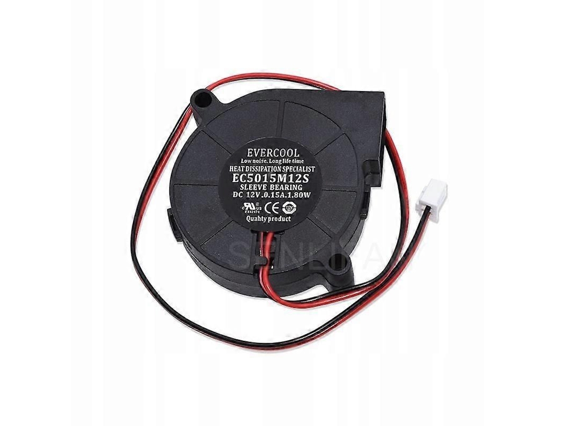 Ventilador De Refrigeración Evercool Ec5015m12s Dc 12v 0.15a 50x50x15mm De 2 Cables - Original