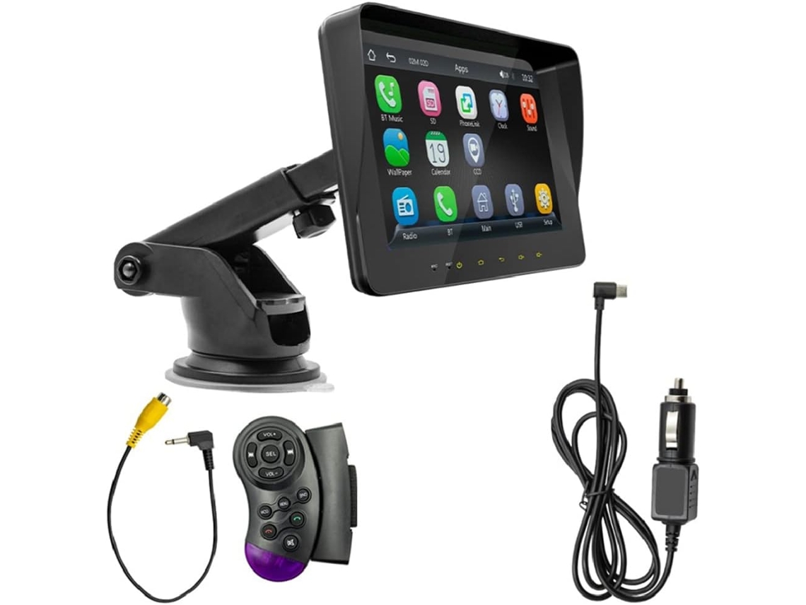 Reproductor Multimedia Universal Para Coche Android De 7 Pulgadas Con Control Central Carplay