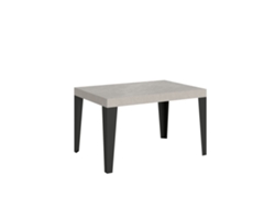 Mesa extensible 120/204x80 cm Flame Cashmere Patas Antracita Itamoby
