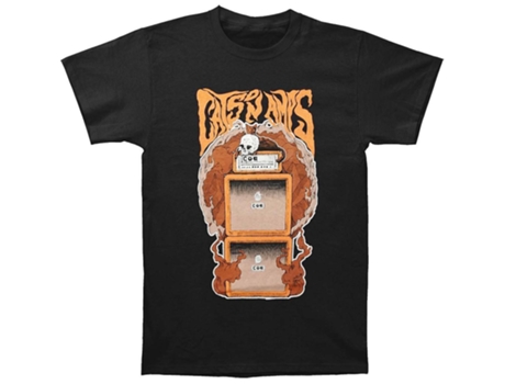 Camiseta ROCKINSTONE Cats On Amps camiseta naranja Doom (S)