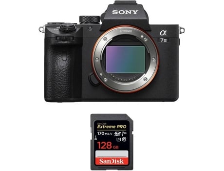 Kit Cámara SONY ALPHA 7 III + SanDisk 128 GB (Full-Frame)