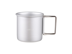 Taza De Viaje Con Asa De 250 Ml, Ligera Y Compacta, De Aluminio, Apta Para Oxígeno/oxígeno Duro/chorro De Arena, Ideal Para Camping Y Actividades Al Aire Libre.